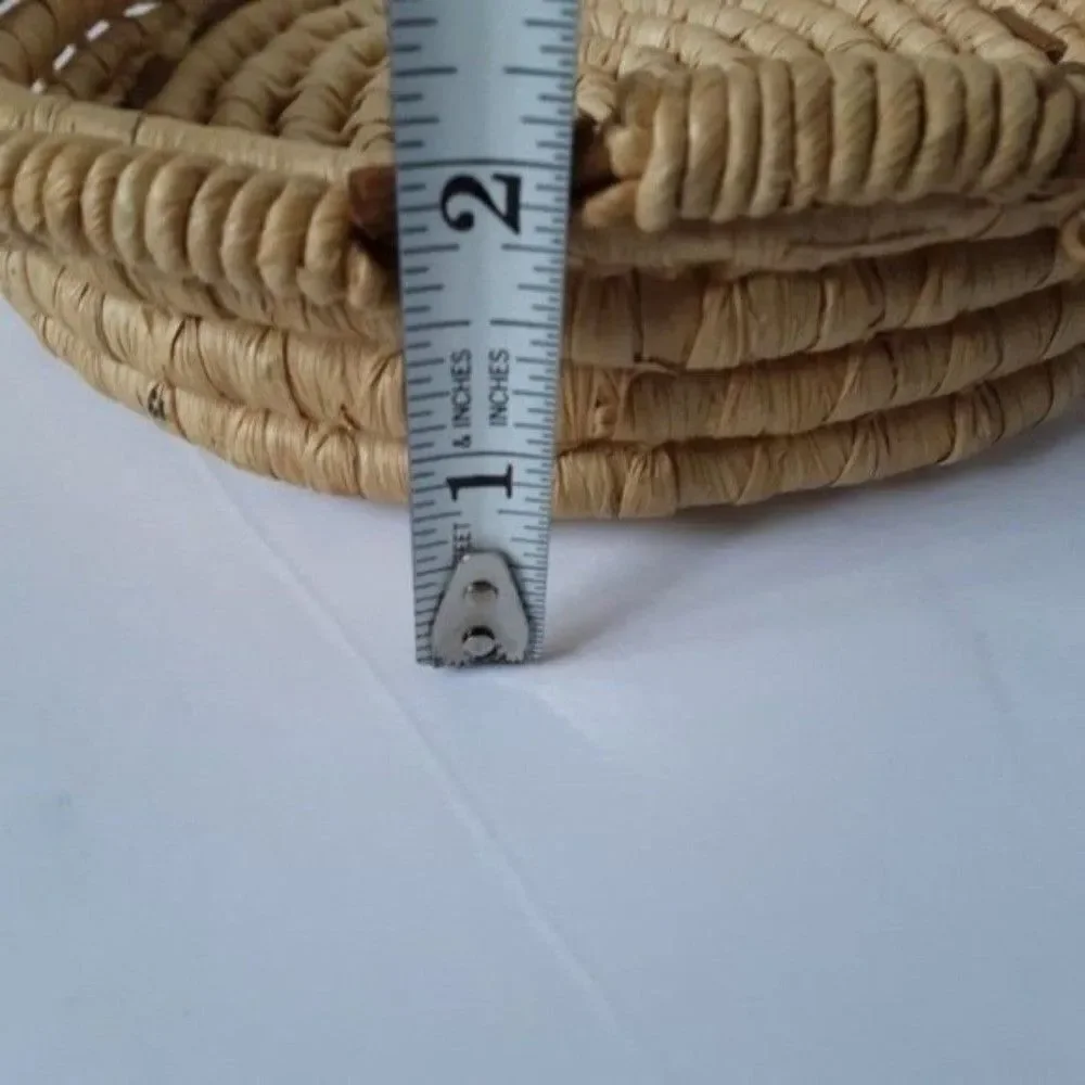 Vintage Wicker Boho Mid Century Modern Style Medium Size